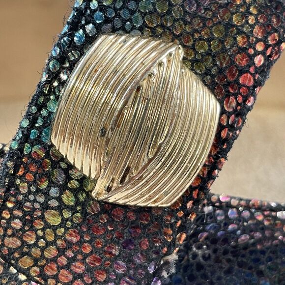 Alegria Paloma Mary Jane Shoes EU41 US 10.511 Rainbow Iridescent Comfort Leather - Picture 15 of 16